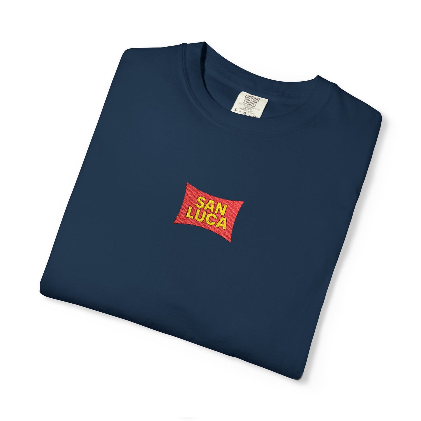 San Luca Colorful Snack-Inspired Unisex T-Shirt, Soft Casual Tee, Fun Gift for Food Lovers, Everyday Wear, Summer Vibes, Festival Attire
