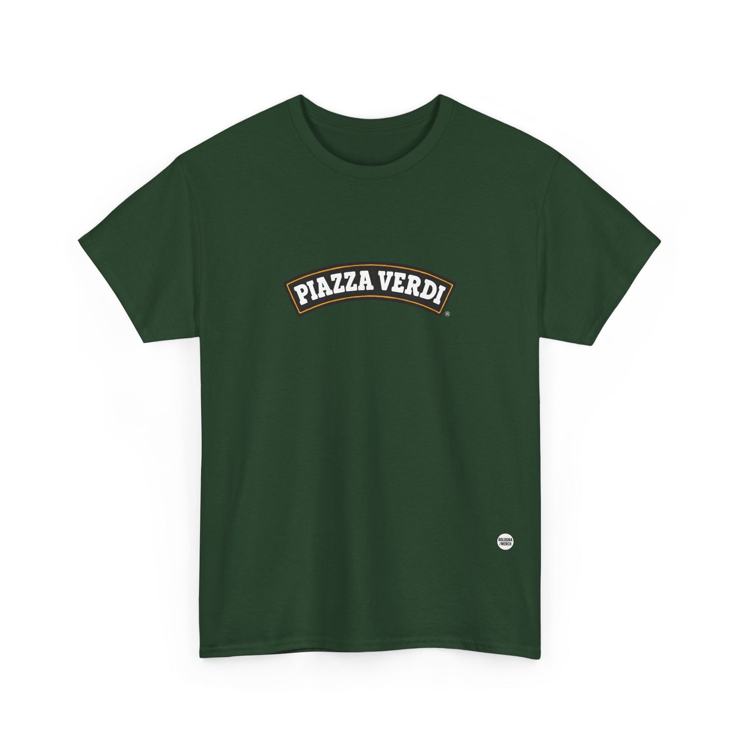 Piazza Verdi Unisex Heavy Cotton Tee - Casual Comfort for Everyday Wear