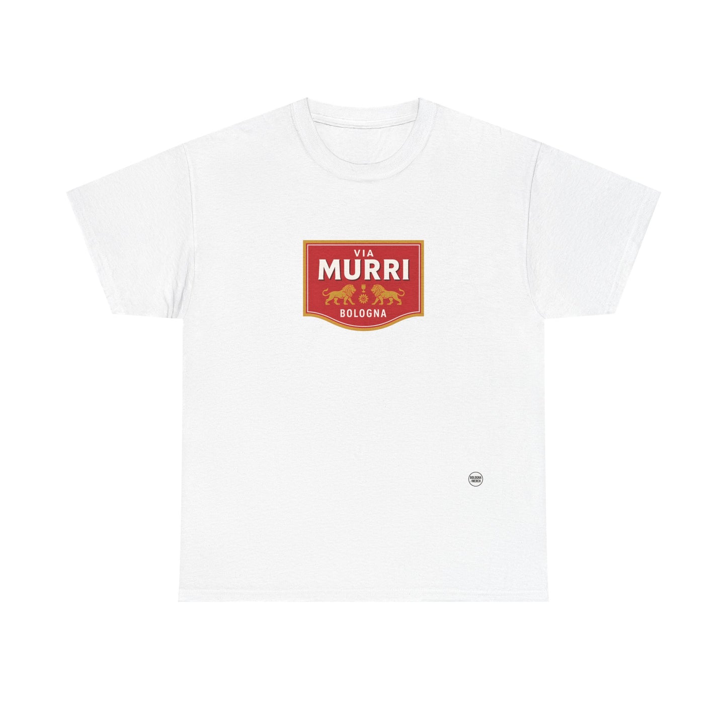 Via Murri - Bologna - Unisex Heavy Cotton Tee - Casual Comfort for Everyday Wear