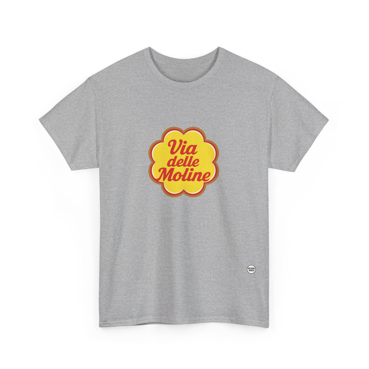 Via delle Moline Unisex Heavy Cotton Tee - Casual and Stylish Wear for Poetry Lovers