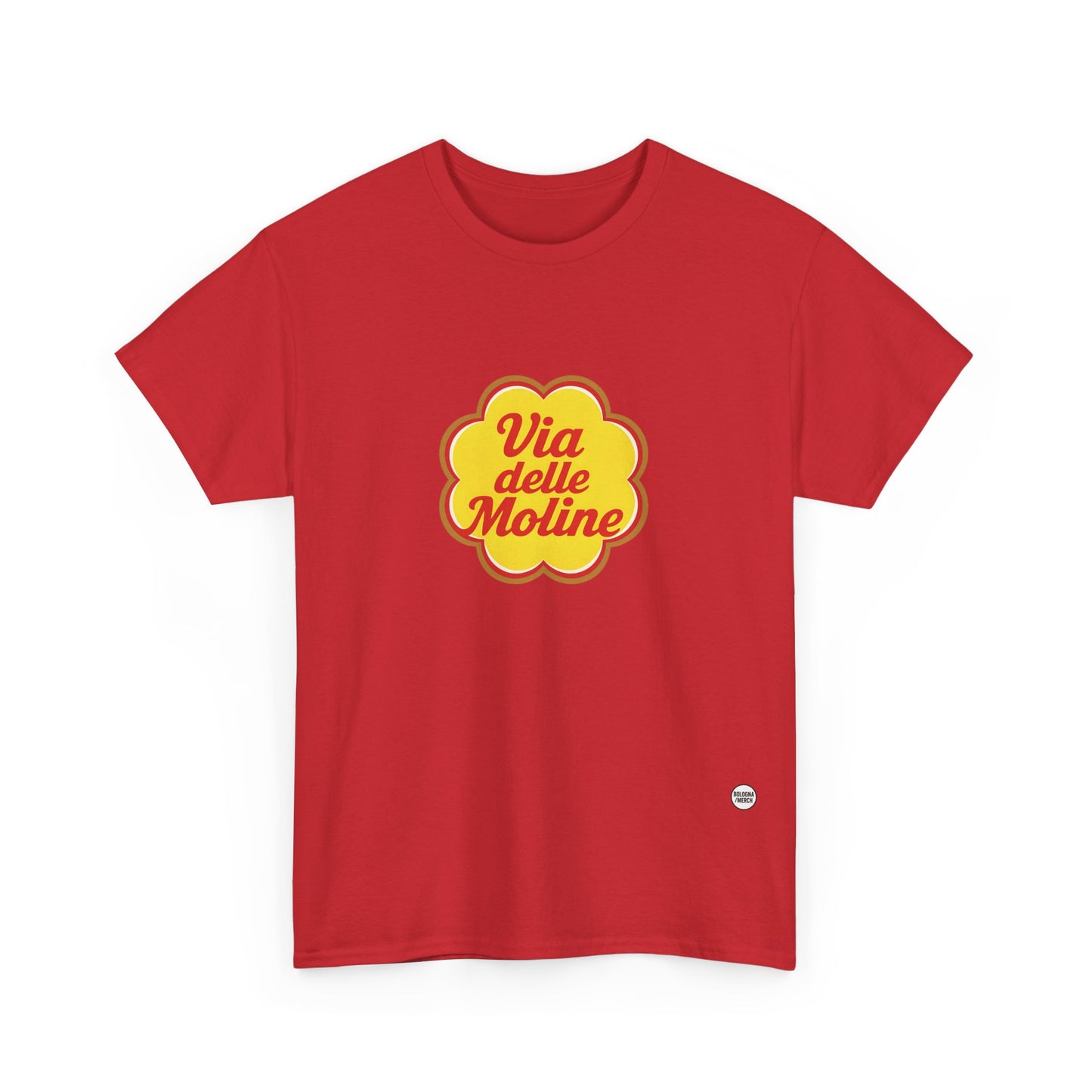 Via delle Moline Unisex Heavy Cotton Tee - Casual and Stylish Wear for Poetry Lovers