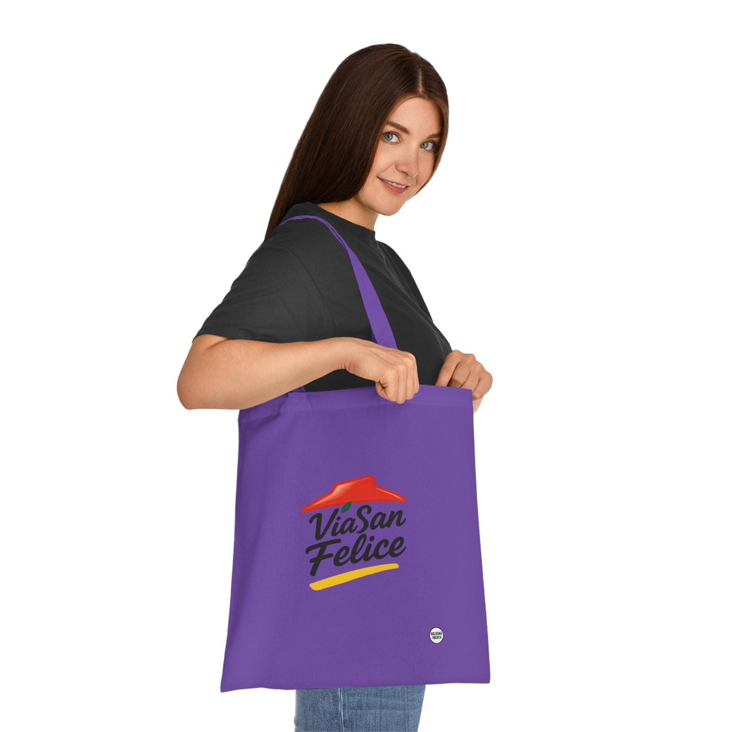 Via San Felice Cotton Tote Bag - Eco-Friendly Shopping Bag for Every Occasion
