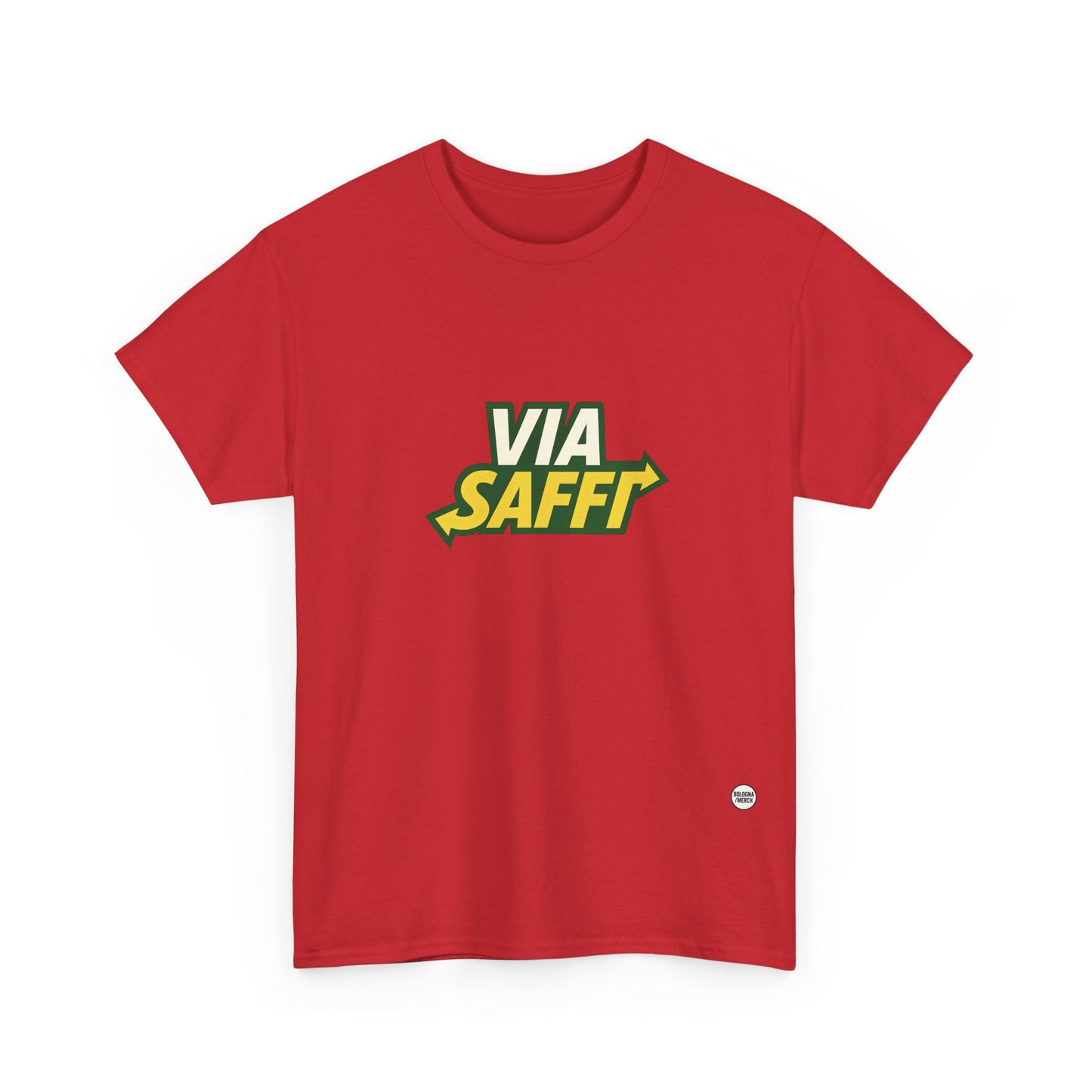 Via Saffi Unisex Heavy Cotton Tee - Casual Comfort for Everyday Wear
