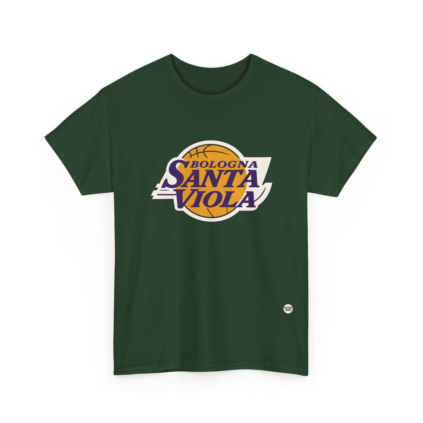 T-shirt Unisex Cotone Pesante "Santa Viola" Bologna – Maglietta Casual Comoda per Tutti i Giorni