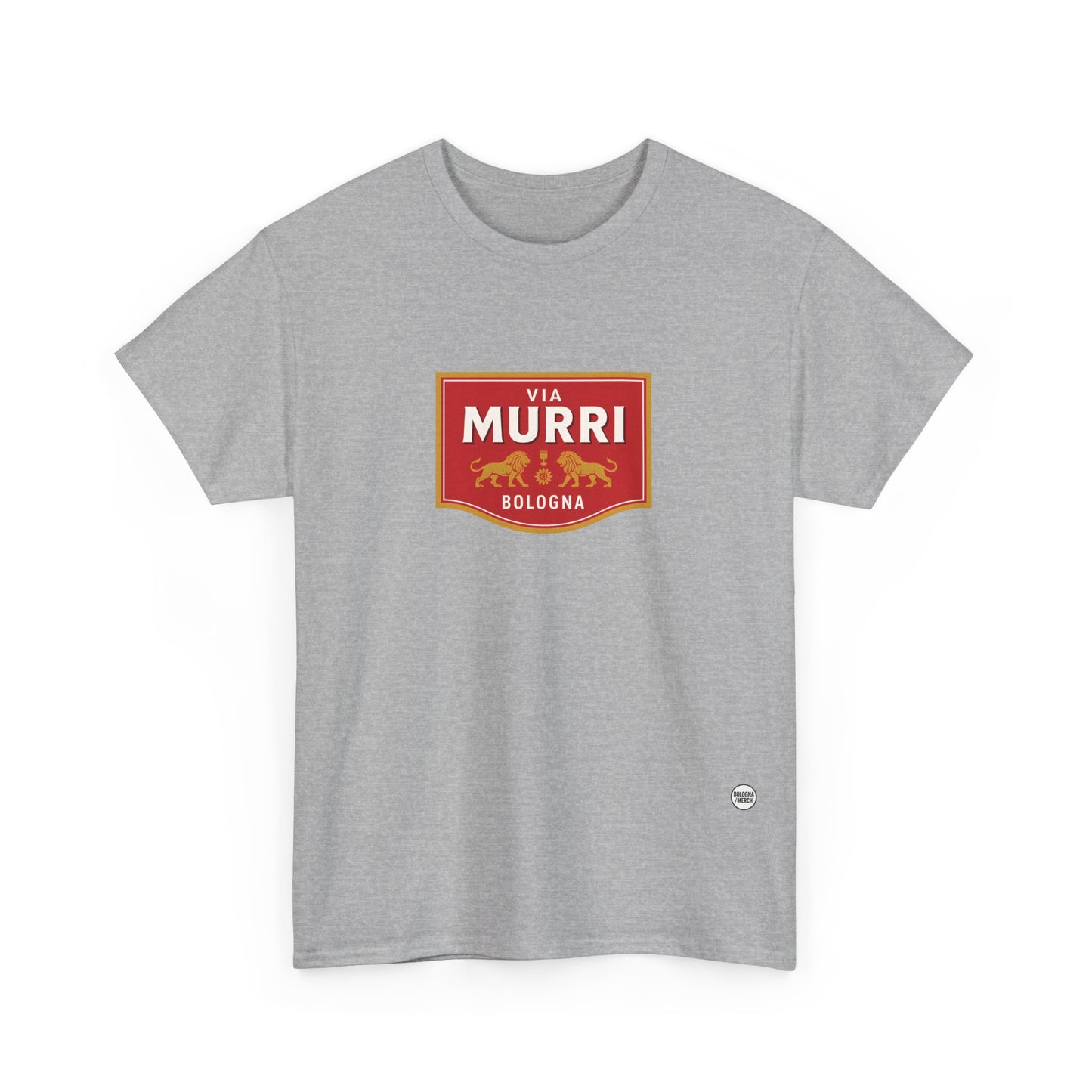 Via Murri - Bologna - Unisex Heavy Cotton Tee - Casual Comfort for Everyday Wear
