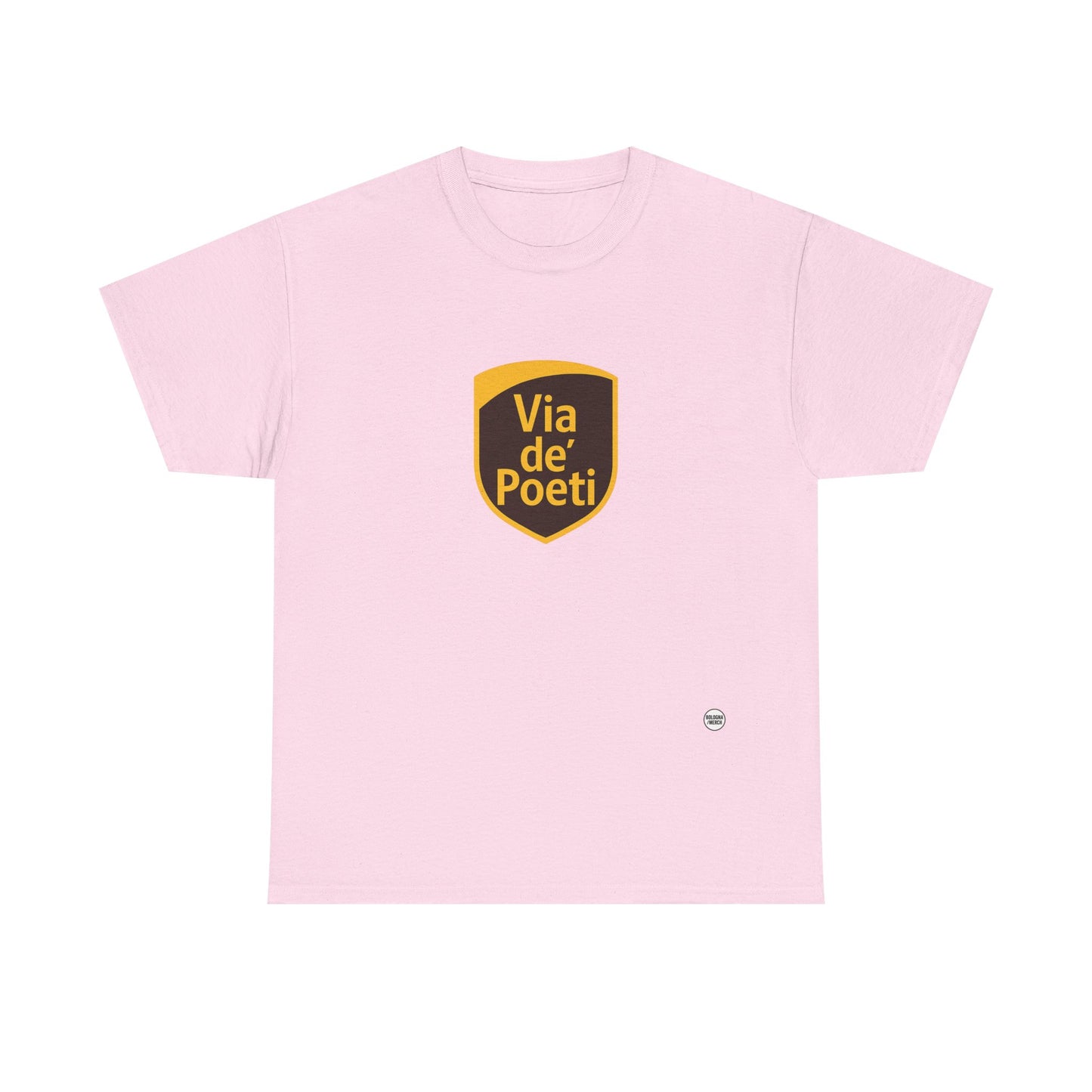 Via de' Poeti Unisex Heavy Cotton Tee - Casual Comfort for Everyday Wear