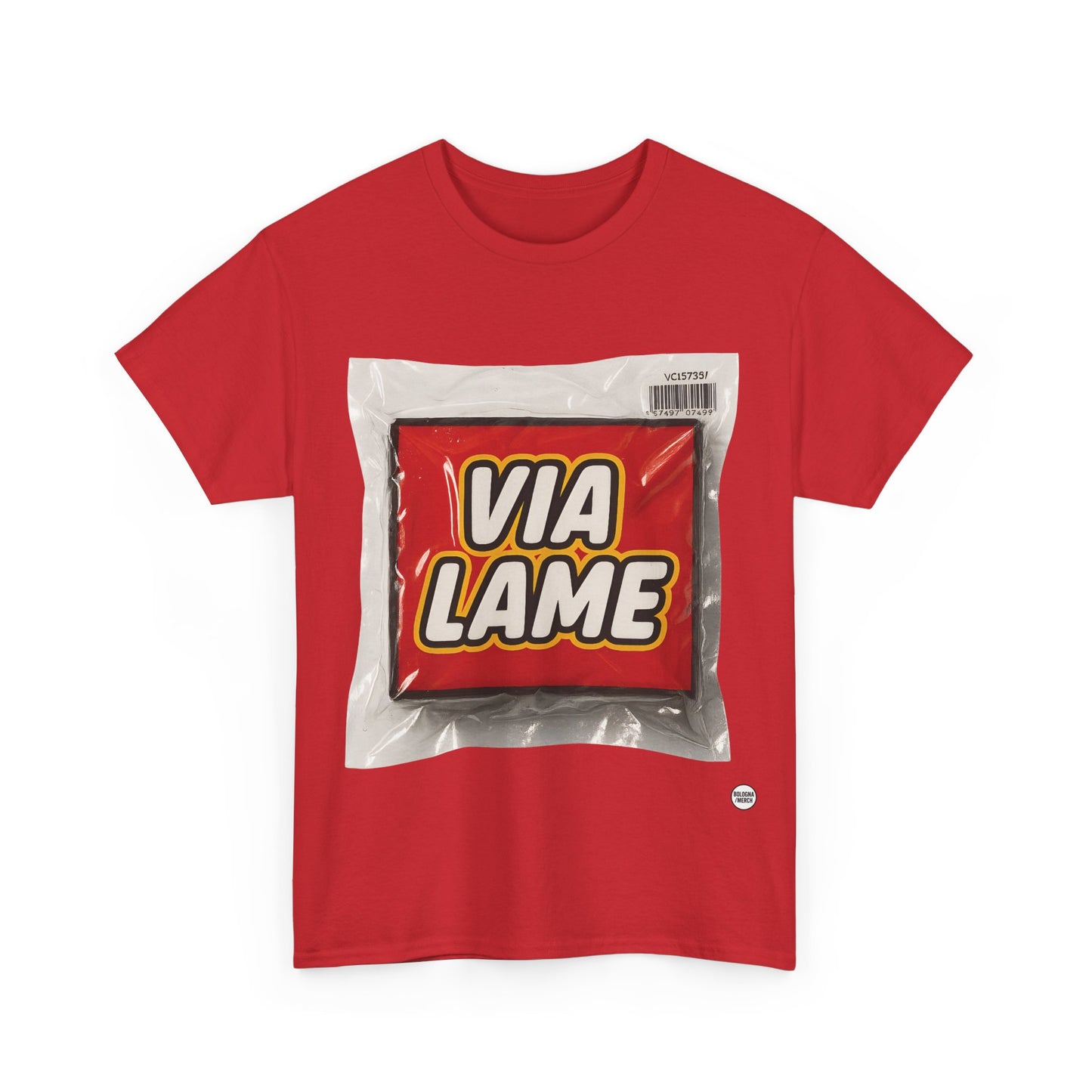 T-shirt Unisex in Cotone Pesante “VIA LAME”