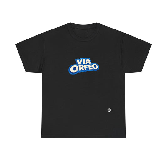 Via Orfeo Unisex Heavy Cotton Tee - Casual and Stylish Wear for Poetry Lovers