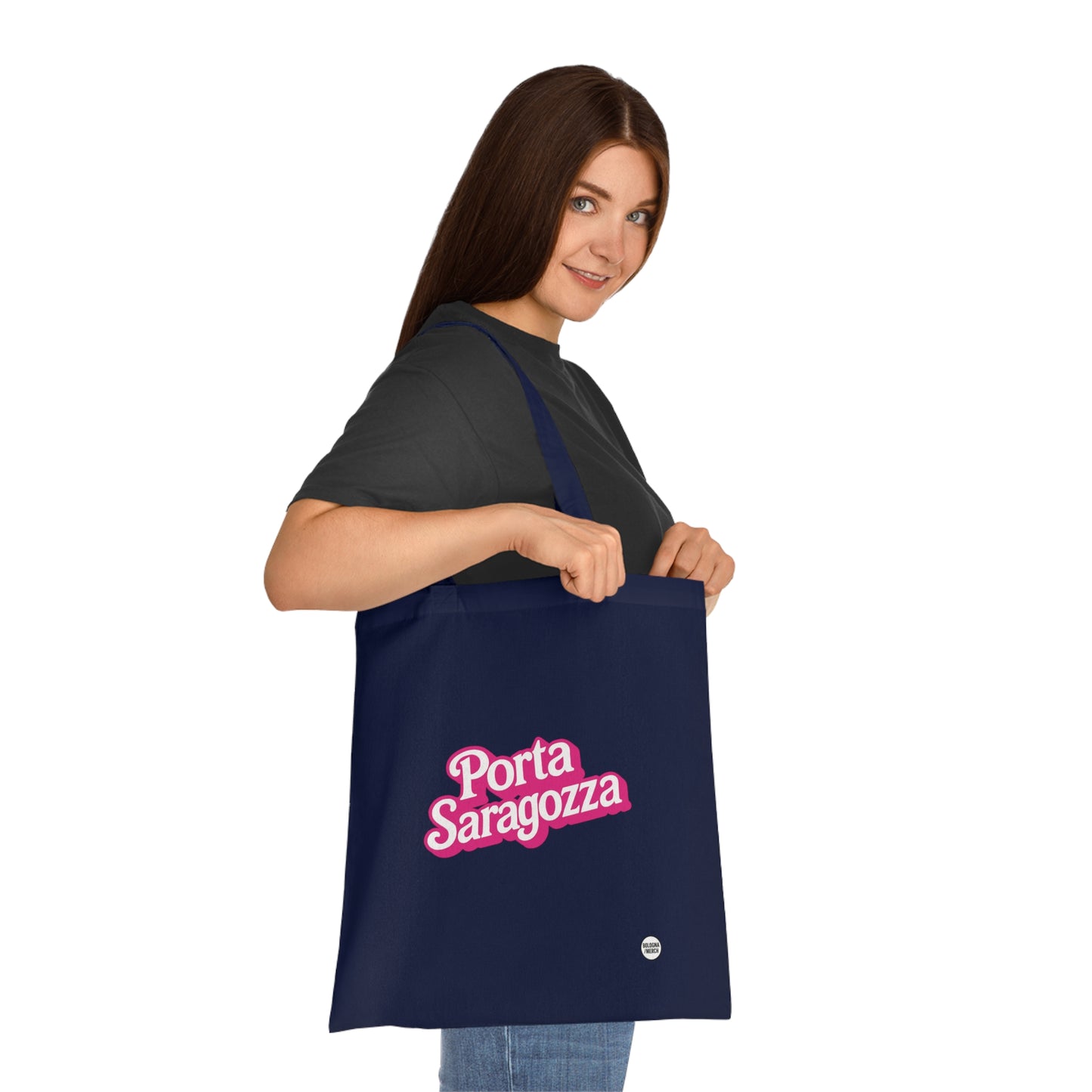 Porta Saragozza Cotton Tote Bag - Eco-Friendly Shopping Bag for Every Occasion