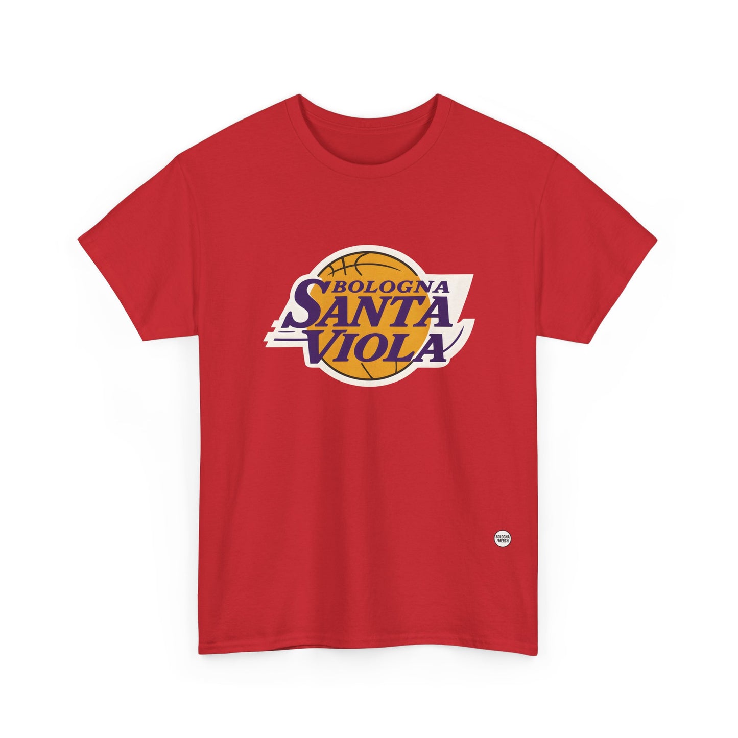 T-shirt Unisex Cotone Pesante "Santa Viola" Bologna – Maglietta Casual Comoda per Tutti i Giorni