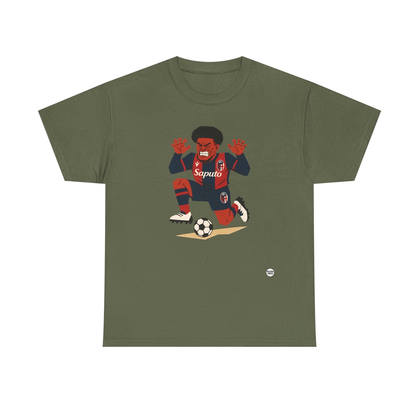 Dan Ndoye - Bologna - Unisex Heavy Cotton Tee - Swiss professional footballer