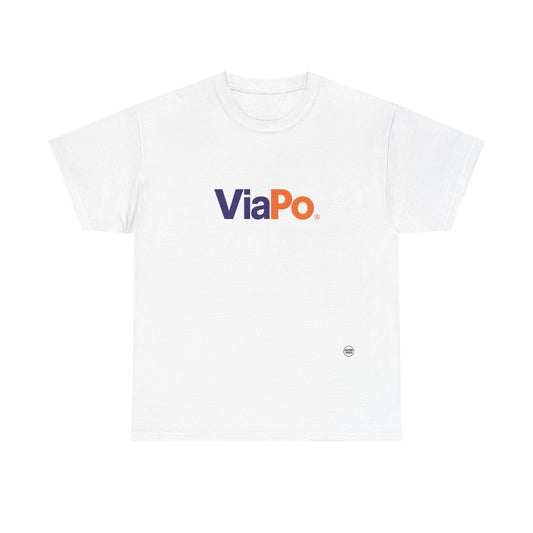 Via Po Unisex Heavy Cotton Tee - Casual Comfort for Everyday Wear