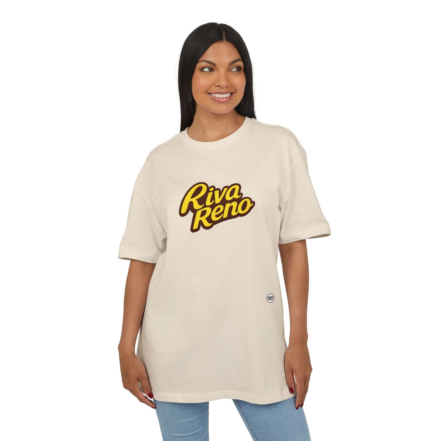 Riva Reno Oversize Tee, Casual Unisex T-Shirt for Streetwear Lovers, Comfortable Everyday Wear