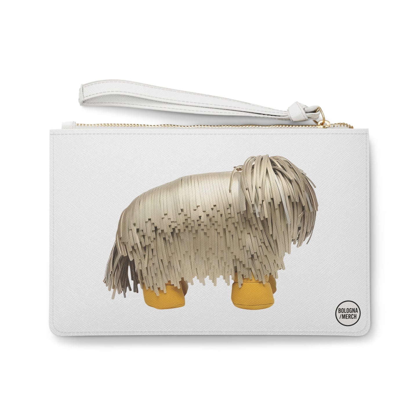 Pochette con Stampa Cane Komondor – Design Unico e Moderno