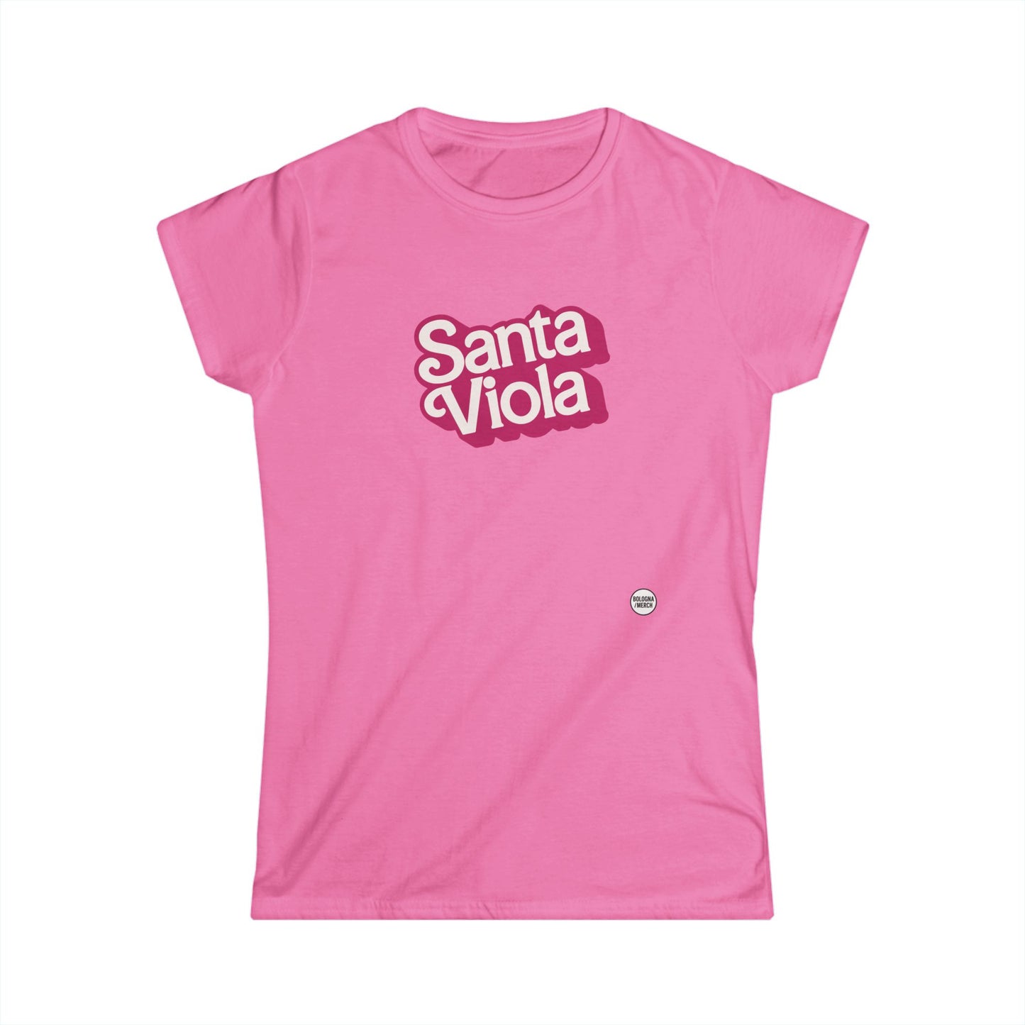 Santa Viola Women's Softstyle Tee - Trendy Graphic T-Shirt for Casual Wear