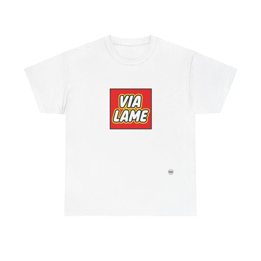 Via Lame Unisex Heavy Cotton Tee - Casual and Stylish Wear for Poetry Lovers