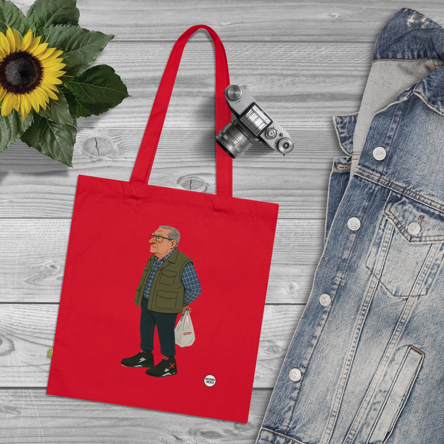 Tote Umarell in Cotone Biologico – Shopper Ecologica e Riutilizzabile per la Spesa