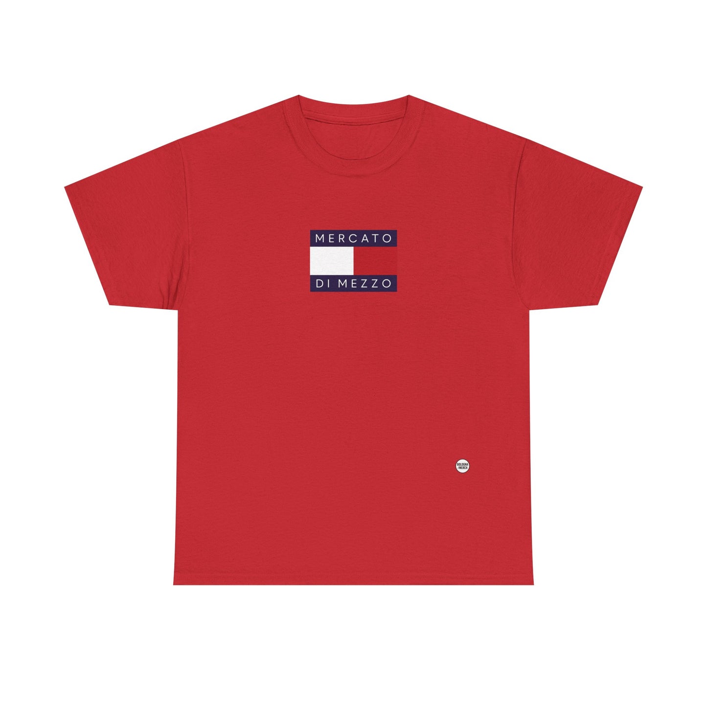 Mercato di Mezzo - Bologna - Unisex Heavy Cotton Tee - Casual Comfort for Everyday Wear