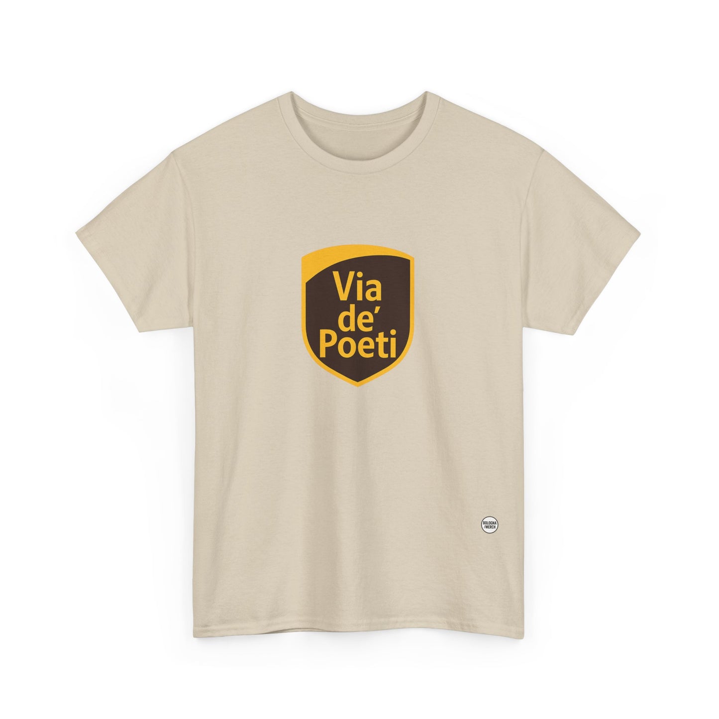 Via de' Poeti Unisex Heavy Cotton Tee - Casual Comfort for Everyday Wear