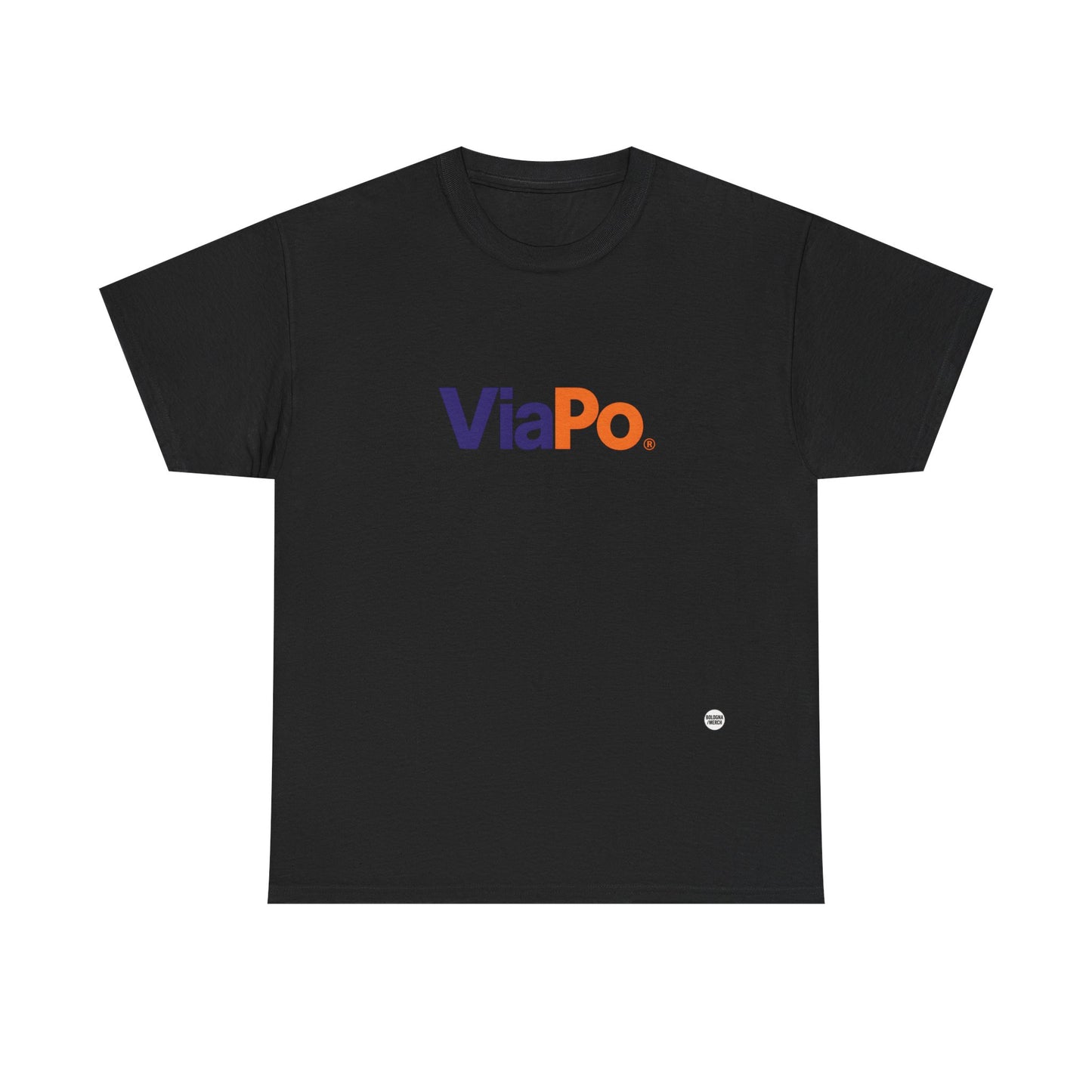 Via Po Unisex Heavy Cotton Tee - Casual Comfort for Everyday Wear