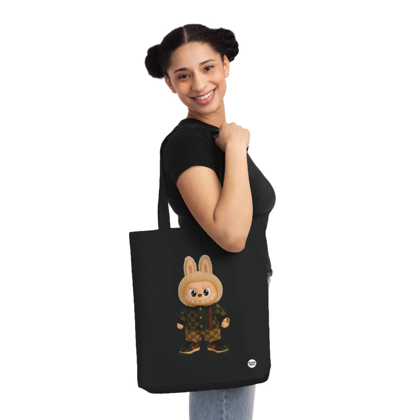 Tote Bag Labubu – Borsa Shopper Divertente e Originale, Perfetta per la Spesa, la Spiaggia o come Idea Regalo