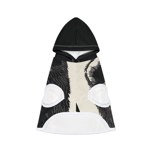 Fierce Pet Hoodie with Animal Print, Cozy Dog Outfit, Cute Cat Apparel, Halloween Pet Costume, Stylish Pet Clothing