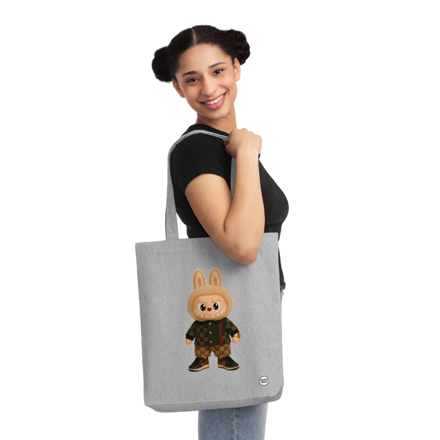 Tote Bag Labubu – Borsa Shopper Divertente e Originale, Perfetta per la Spesa, la Spiaggia o come Idea Regalo