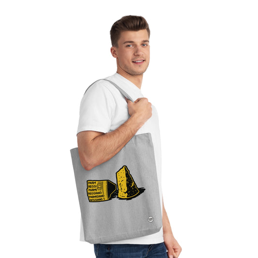 Borsa Shopper Parmigiano Reggiano - Divertente e Originale, Perfetta per la Spesa, la Spiaggia o come Idea Regalo