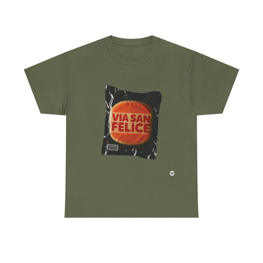 T-shirt Unisex in Cotone Pesante “VIA SAN FELICE”