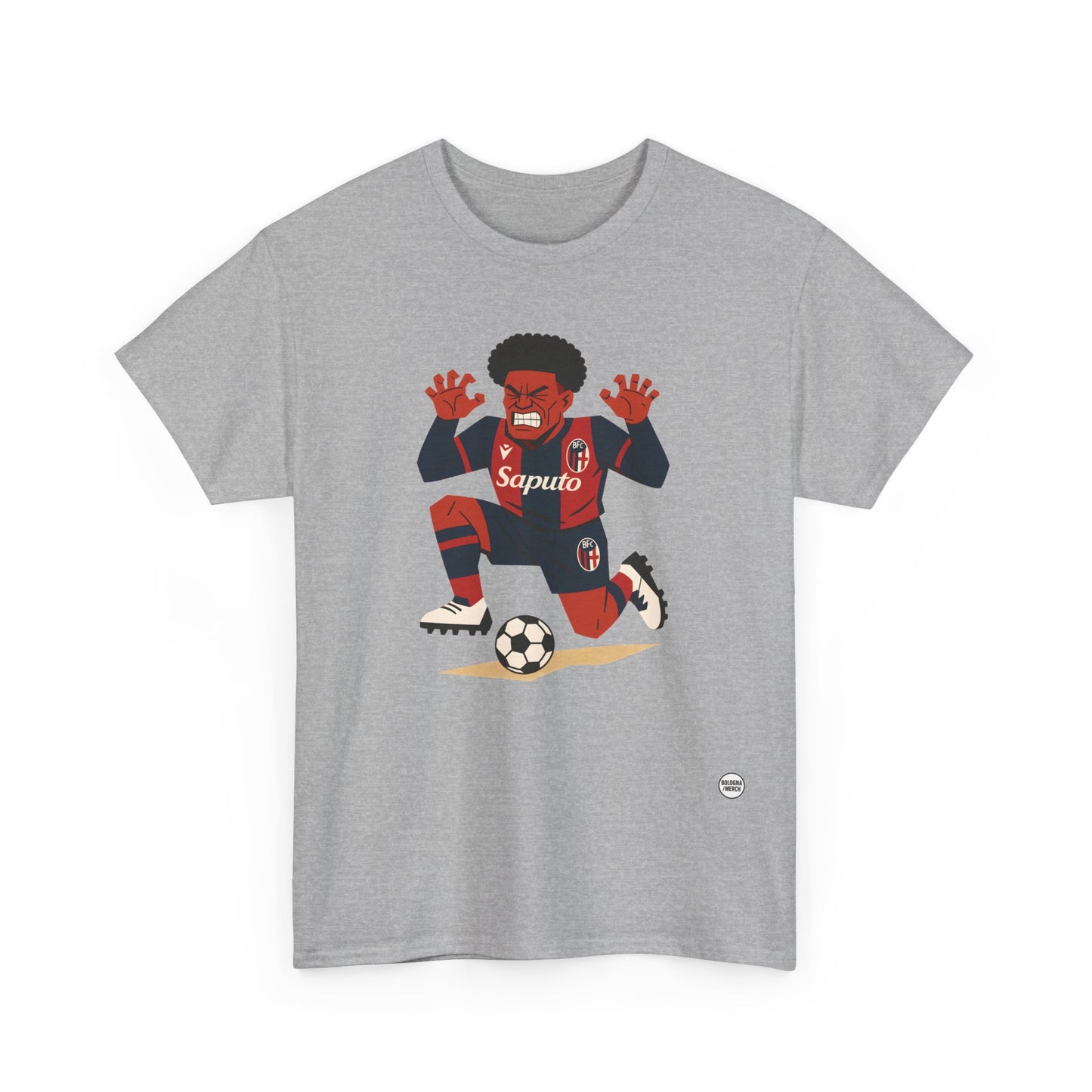 Dan Ndoye - Bologna - Unisex Heavy Cotton Tee - Swiss professional footballer