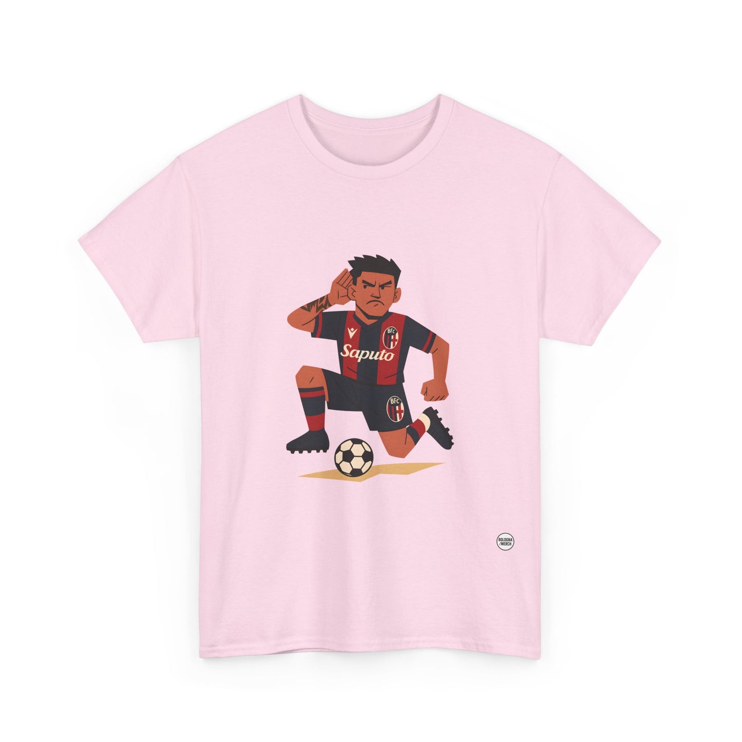 Santi Castro Maglietta Unisex in Cotone Pesante - Abbigliamento Casual e Stiloso per i Tifosi del Bologna FC