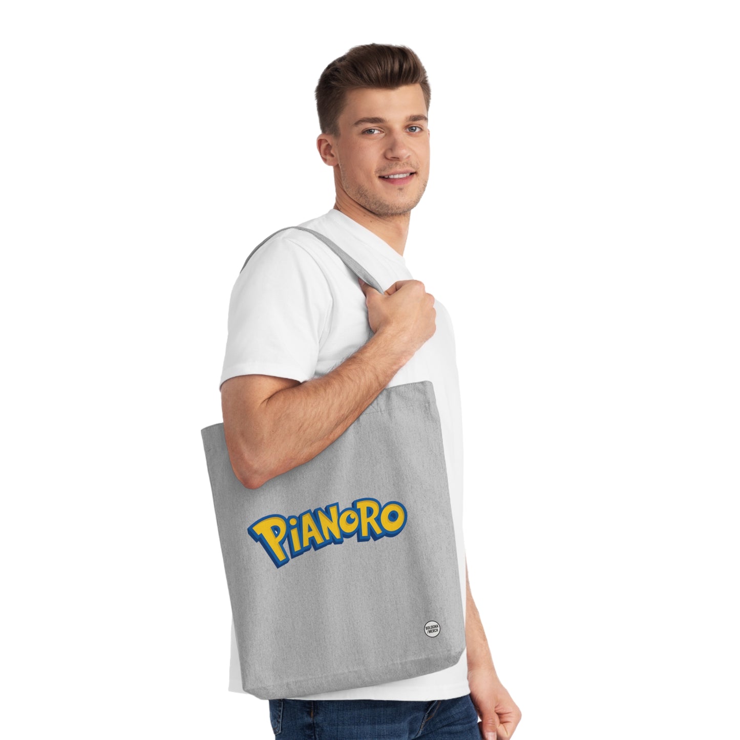 Tote Bag Pianoro – Borsa Shopper Divertente e Originale, Perfetta per la Spesa, la Spiaggia o come Idea Regalo