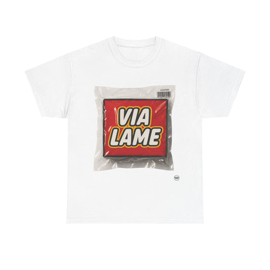 T-shirt Unisex in Cotone Pesante “VIA LAME”