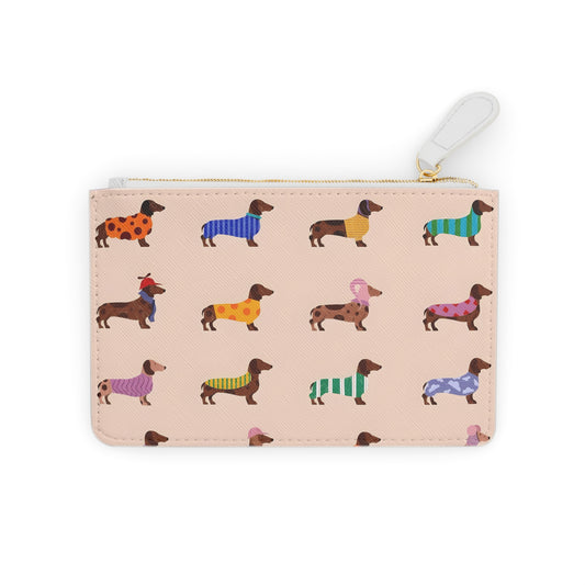 Mini Clutch con Stampa Bassotti Colorati – Accessorio Divertente e di Tendenza