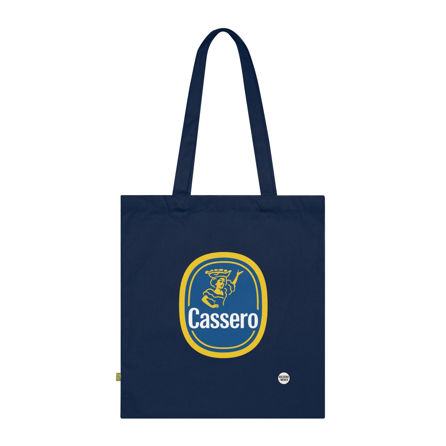 Shopper in Cotone Biologico con Manici – Borsa Ecologica Riutilizzabile per la Spesa – Cassero Bologna
