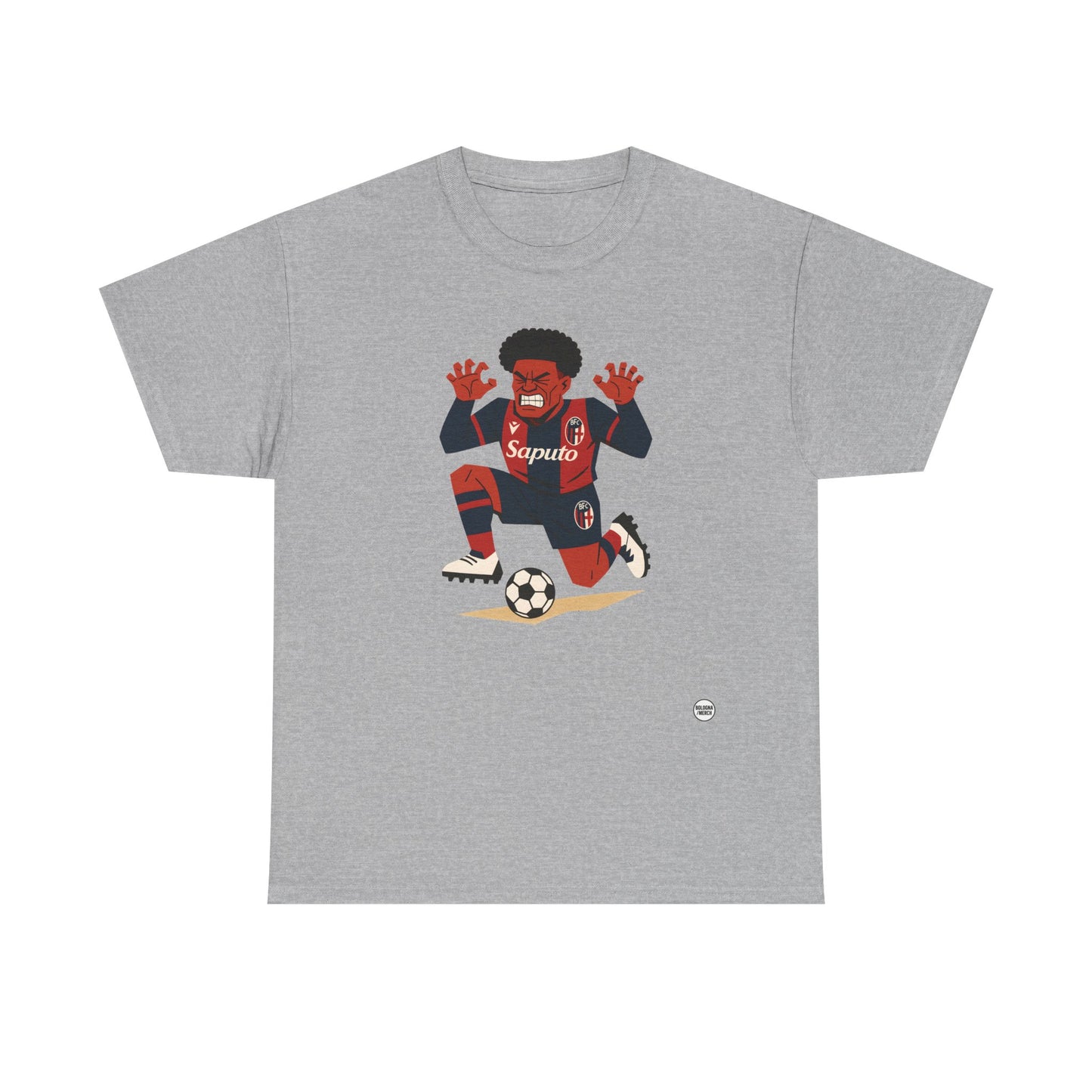 Dan Ndoye - Bologna - Unisex Heavy Cotton Tee - Swiss professional footballer
