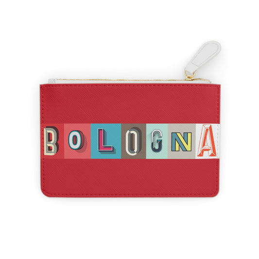 Clutch Bag “Bologna” – Pochette Colorata con Stampa Tipografica