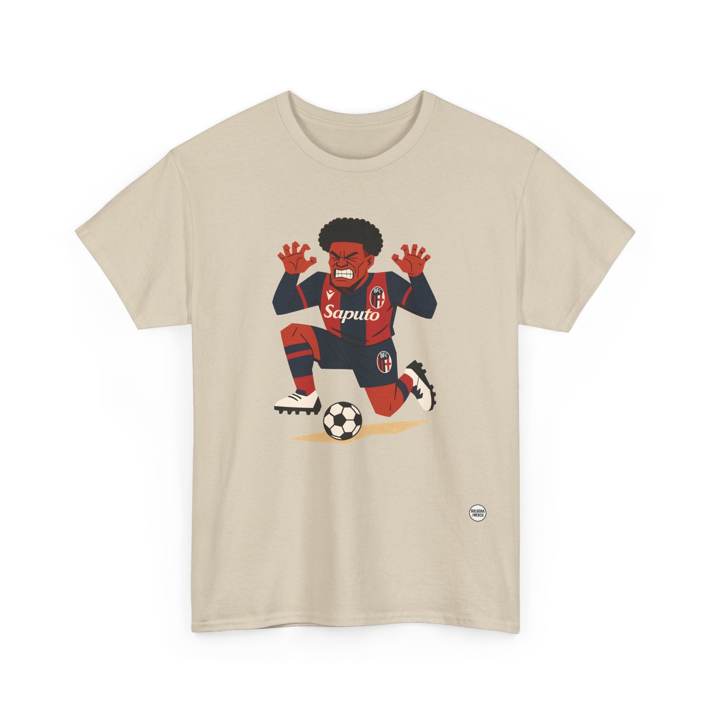 Dan Ndoye - Bologna - Unisex Heavy Cotton Tee - Swiss professional footballer