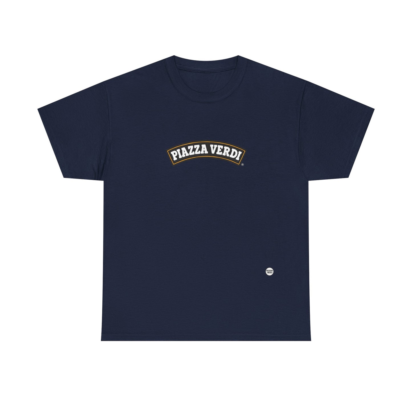 Piazza Verdi Unisex Heavy Cotton Tee - Casual Comfort for Everyday Wear