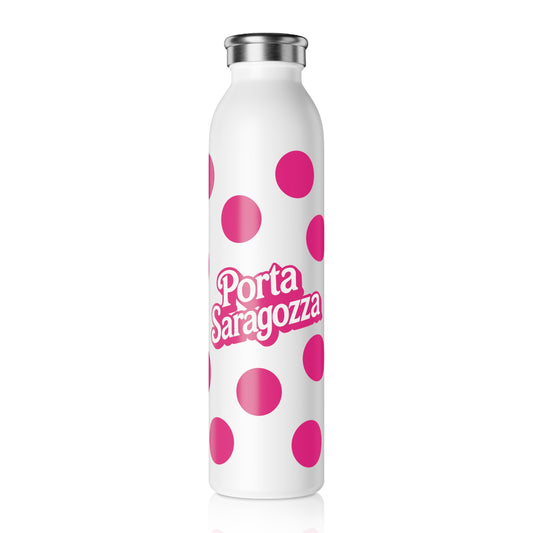 Porta Saragozza Dotted Slim Water Bottle, Stylish Hydration, Eco-Friendly Gift, Perfect for Fitness