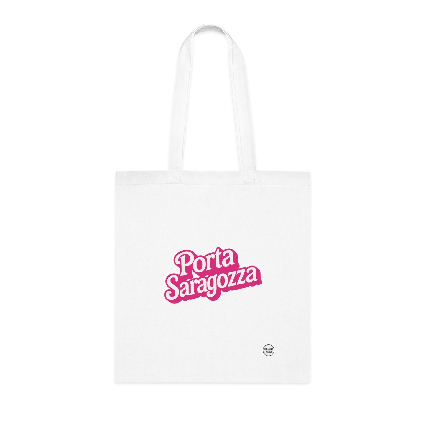 Porta Saragozza Cotton Tote Bag - Eco-Friendly Shopping Bag for Every Occasion