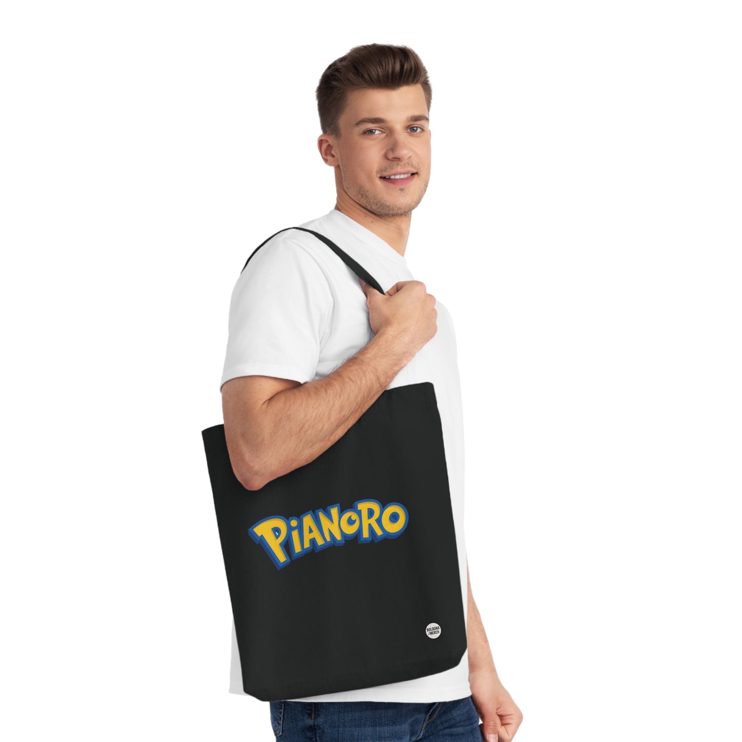Tote Bag Pianoro – Borsa Shopper Divertente e Originale, Perfetta per la Spesa, la Spiaggia o come Idea Regalo
