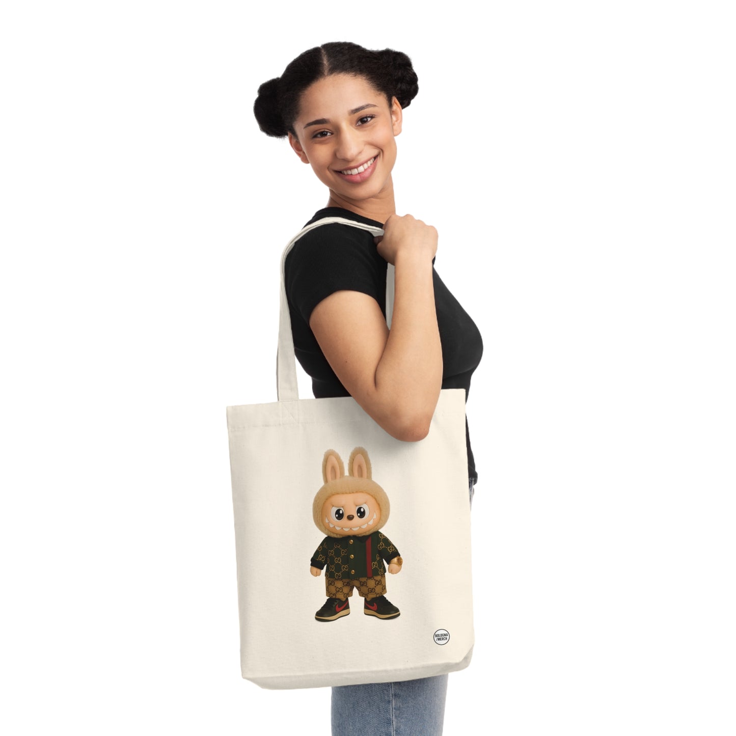 Tote Bag Labubu – Borsa Shopper Divertente e Originale, Perfetta per la Spesa, la Spiaggia o come Idea Regalo