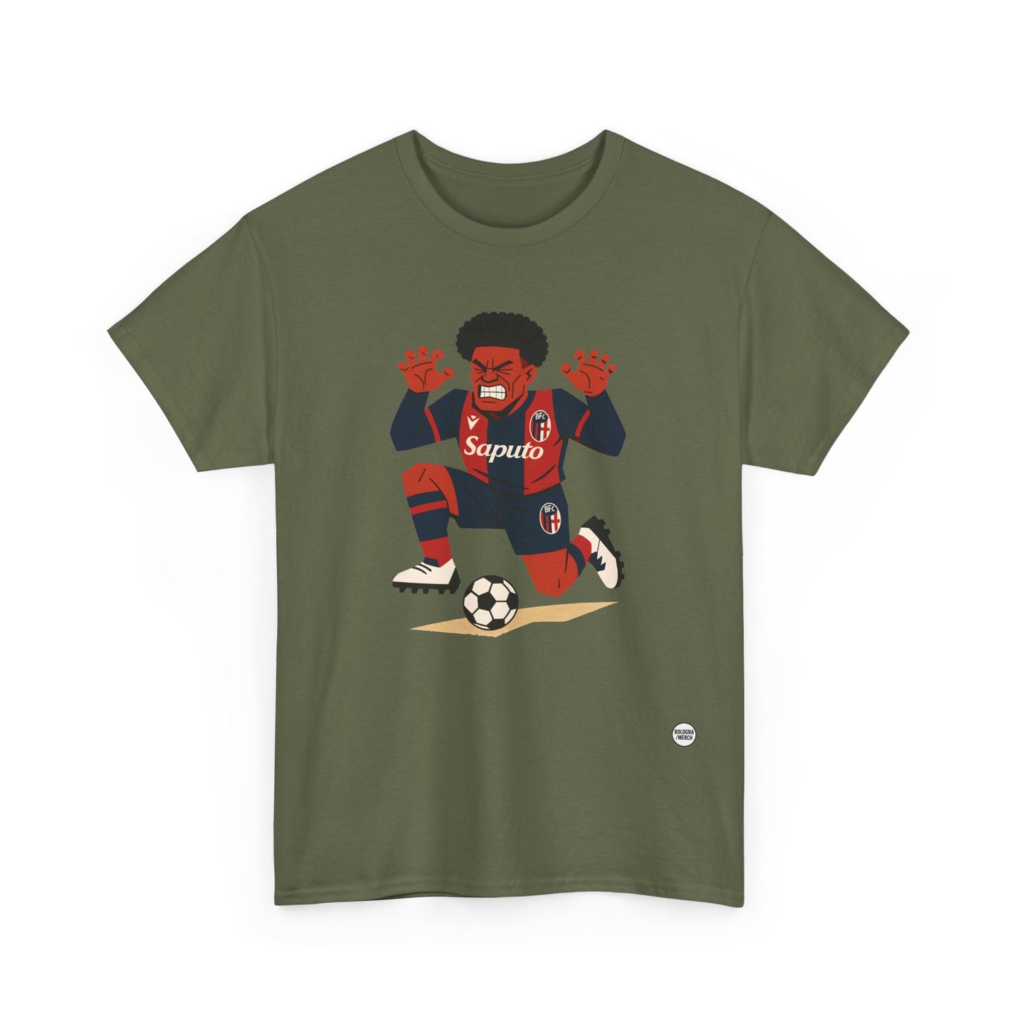 Dan Ndoye - Bologna - Unisex Heavy Cotton Tee - Swiss professional footballer